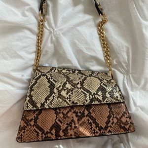 TOPSHOP snakeskin purse
